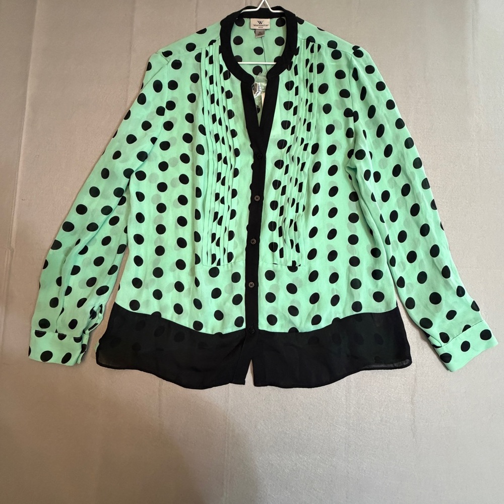 Worthington Top Blouse Petite Size PL NWT